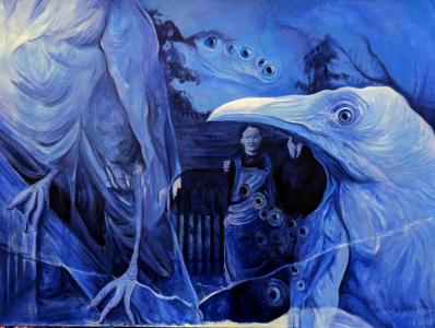 Sylwia Walkowska ŚWIAT, KTÓRY NIE ISTNIEJE, Kruki przysłaniają nam widok na świat